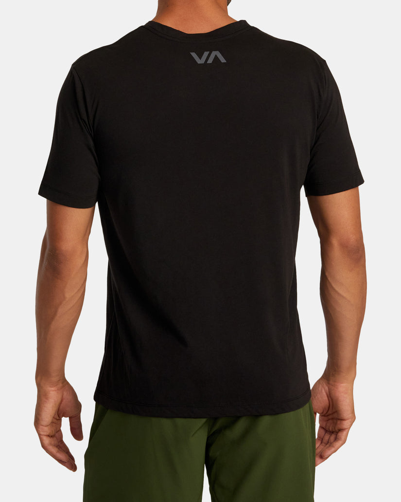 VA RVCA Blur Tee - Black 2