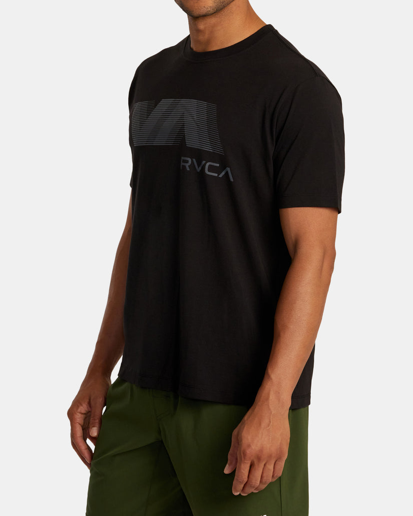 VA RVCA Blur Tee - Black 2