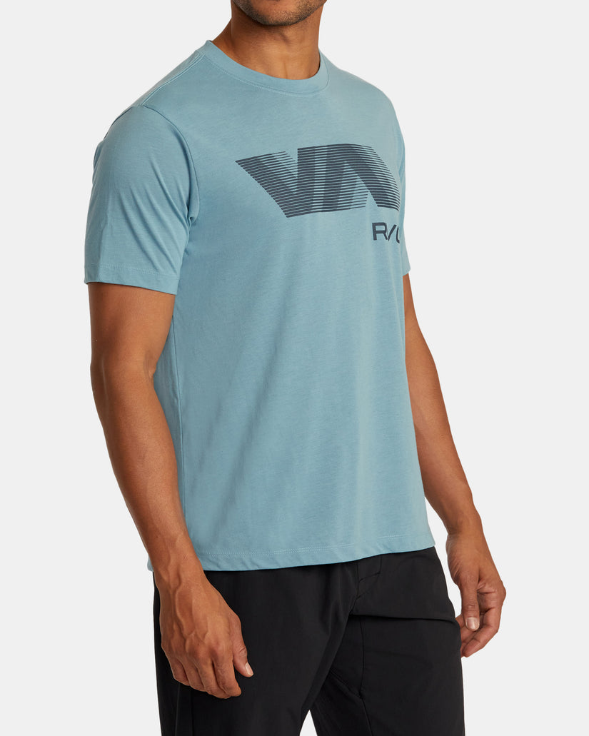 VA RVCA Blur Tee - Haze