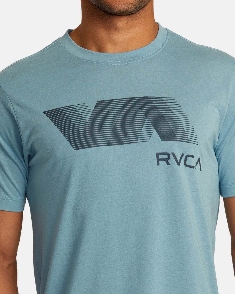 VA RVCA Blur Tee - Haze