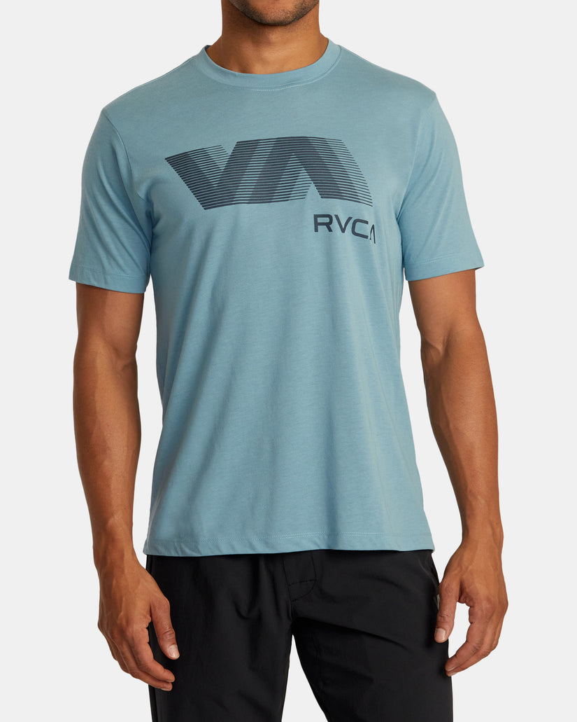 VA RVCA Blur Tee - Haze