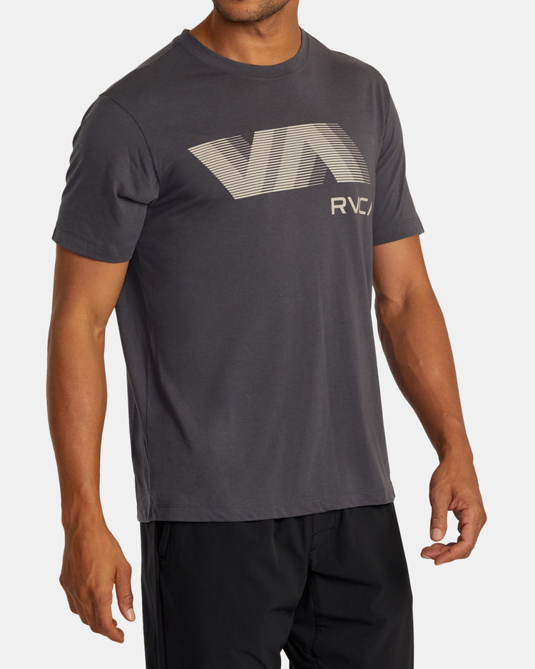 VA RVCA Blur Tee - Slate