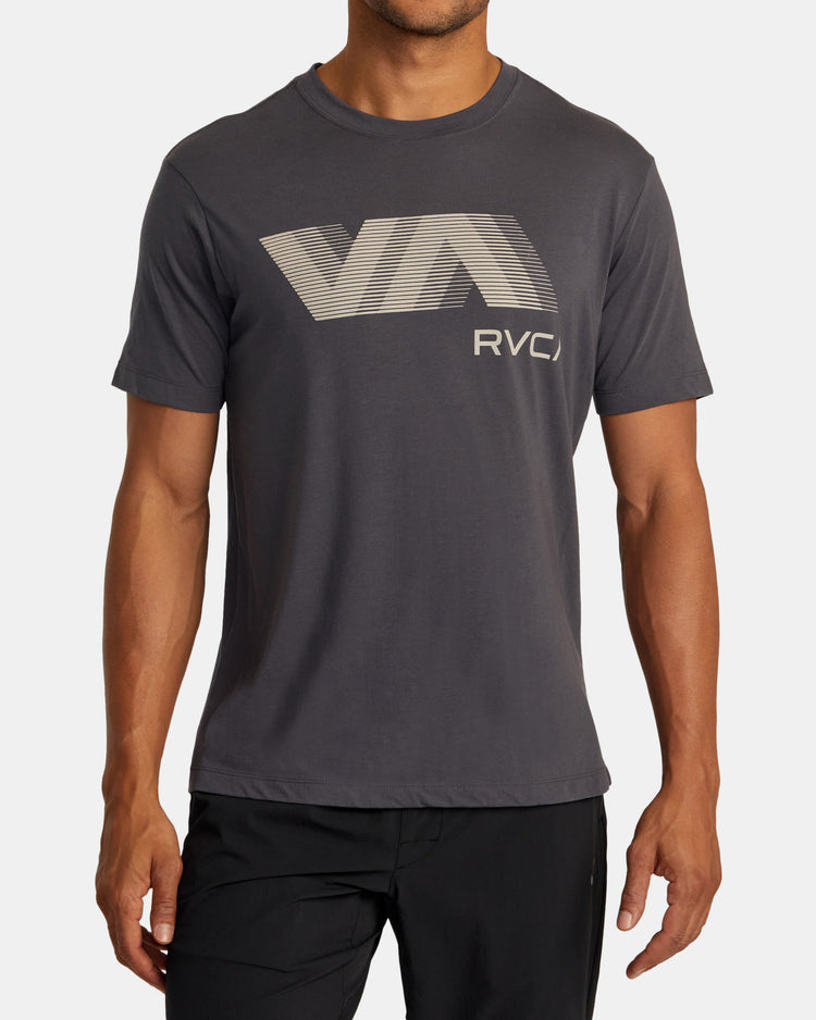 VA RVCA Blur Tee - Slate