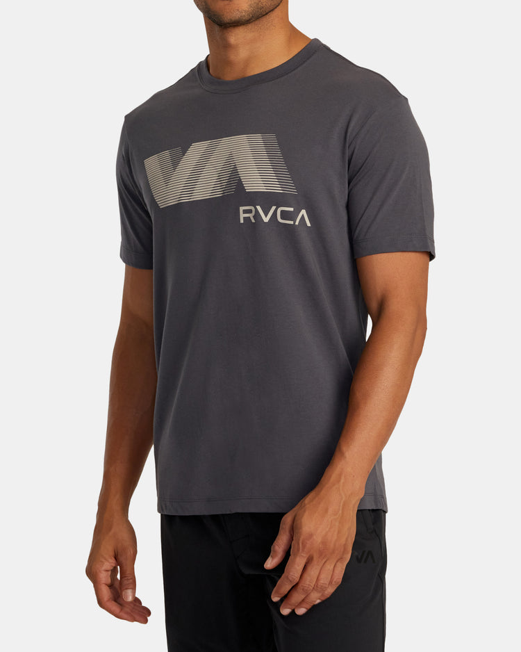 VA RVCA Blur Tee - Slate