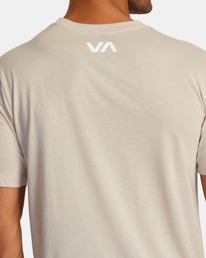 VA RVCA Blur Tee - Warm Grey