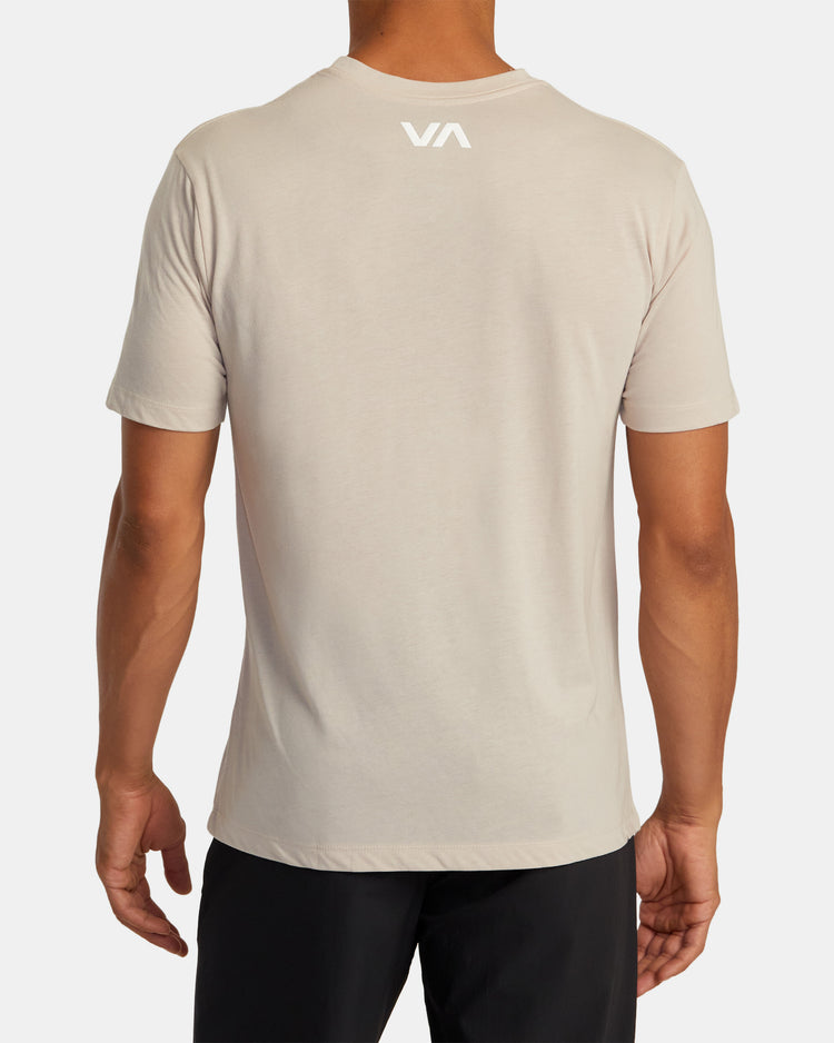 VA RVCA Blur Tee - Warm Grey