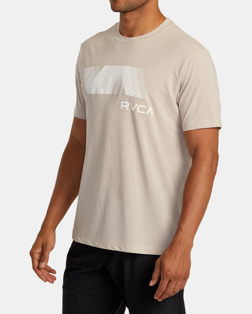 VA RVCA Blur Tee - Warm Grey