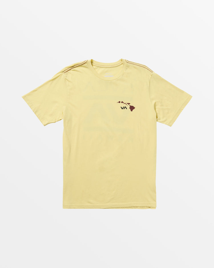 Island Radio Tee - Dust Yellow