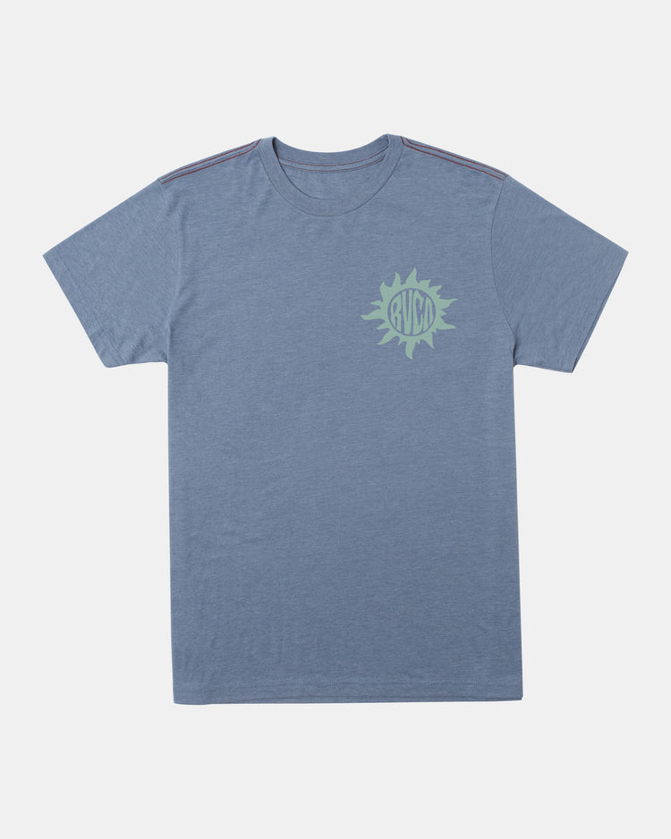 Sun Stamp Tee - Industrial Blue