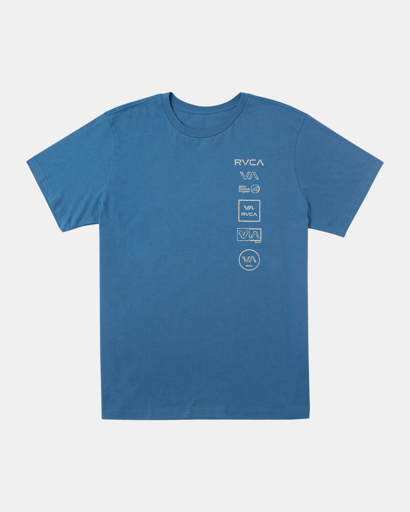 All Logo Tee - Cool Blue