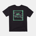 Spray Text Tee - Black