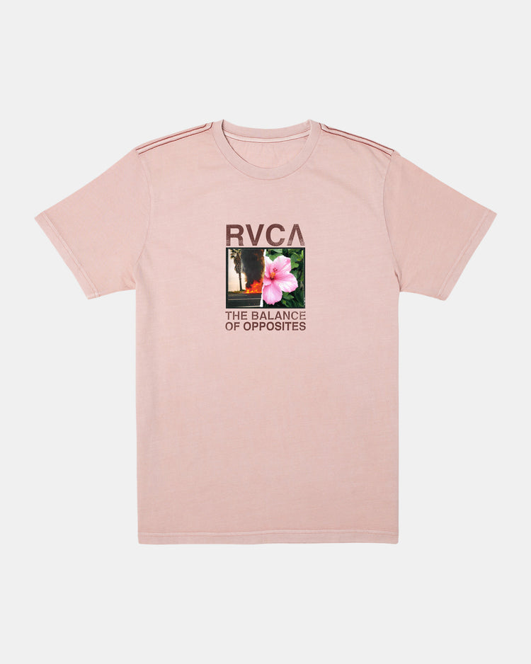 Control Burn Tee - Pale Mauve