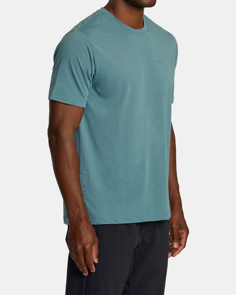 Brand Reflect Sport Tech Tee - Pine Grey