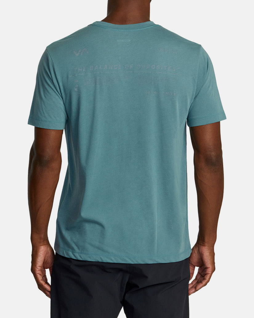 Brand Reflect Sport Tech Tee - Pine Grey