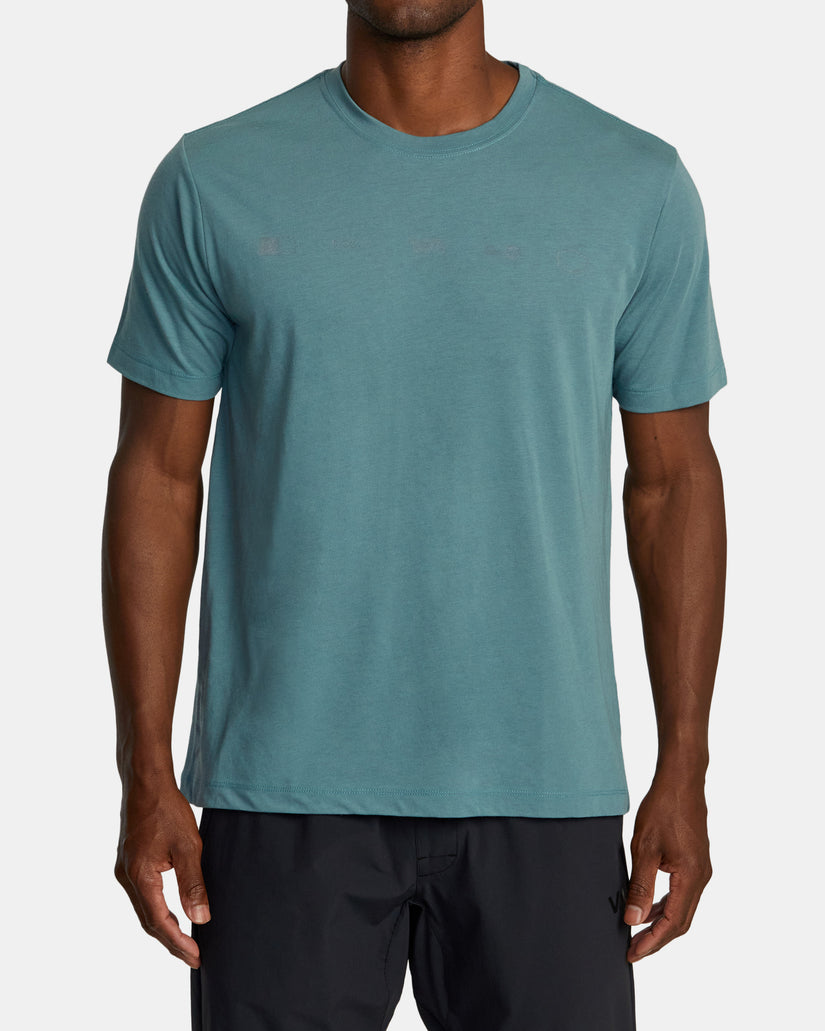 Brand Reflect Sport Tech Tee - Pine Grey