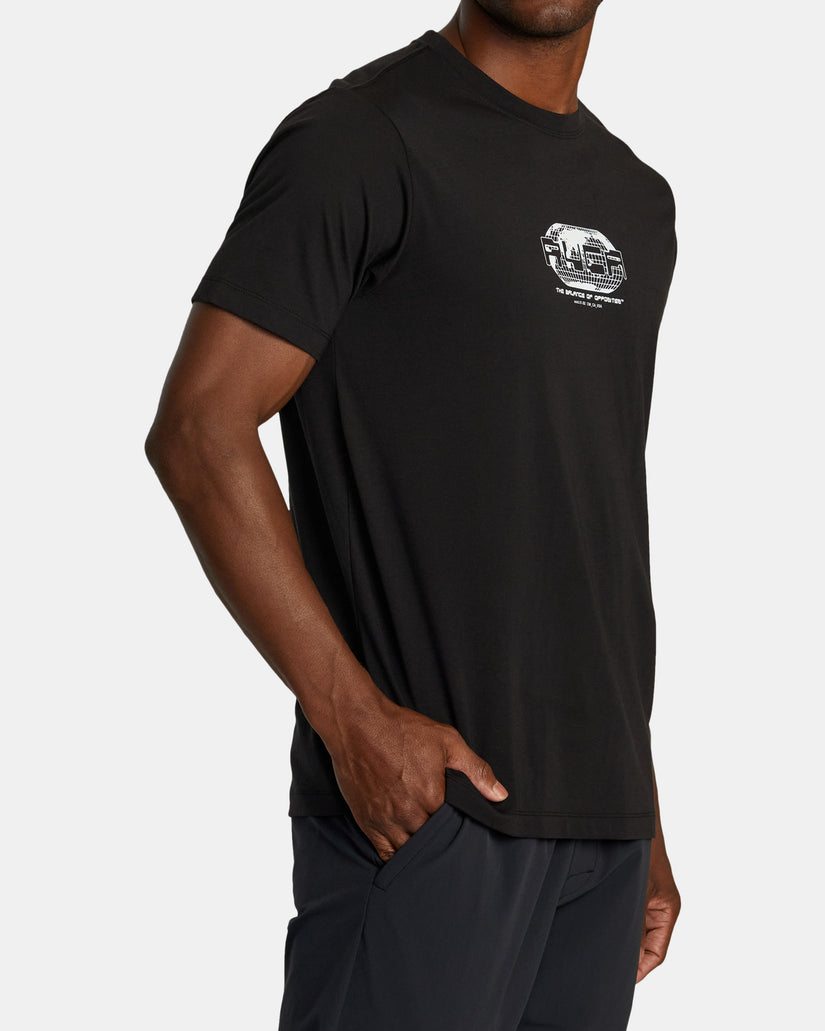 Global Digi Sport Tech Tee - Black