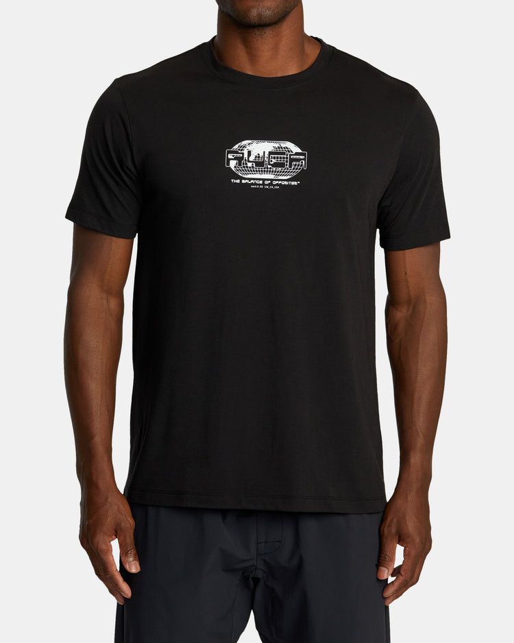 Global Digi Sport Tech Tee - Black