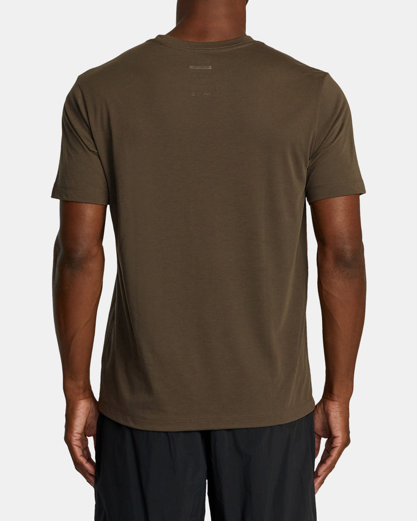 Global Digi Sport Tech Tee - Chocolate