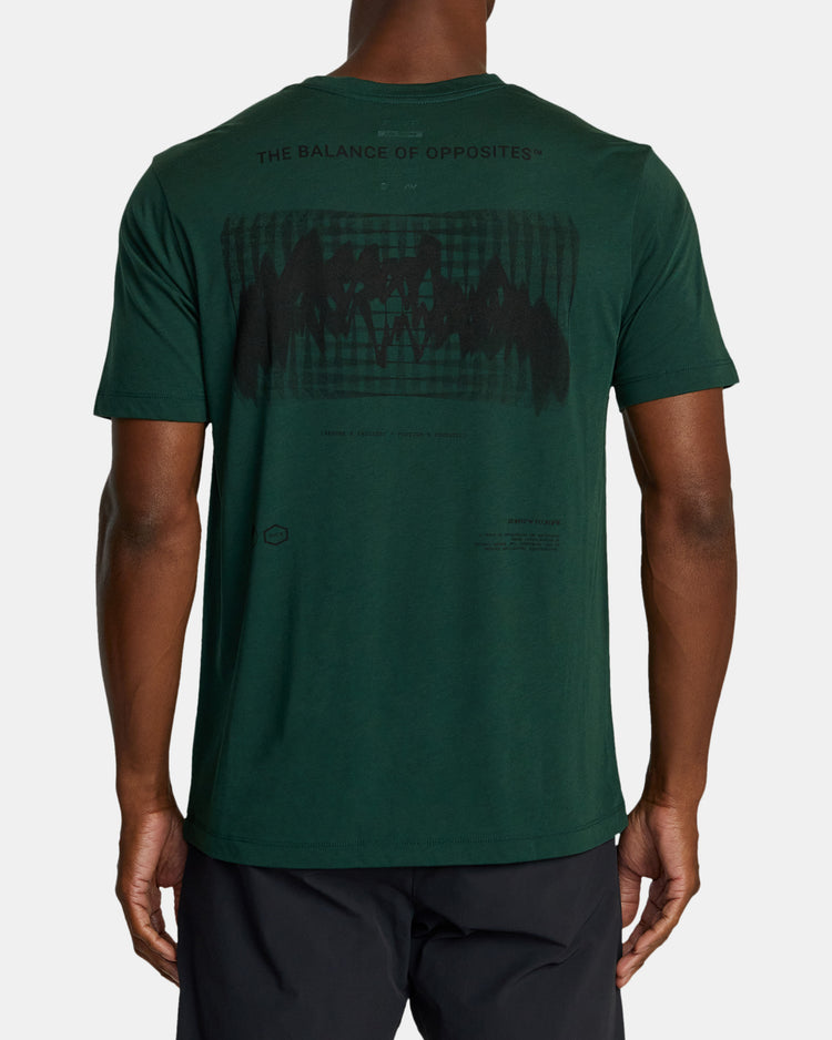 Radial Graph Sport Tech Tee - Forest