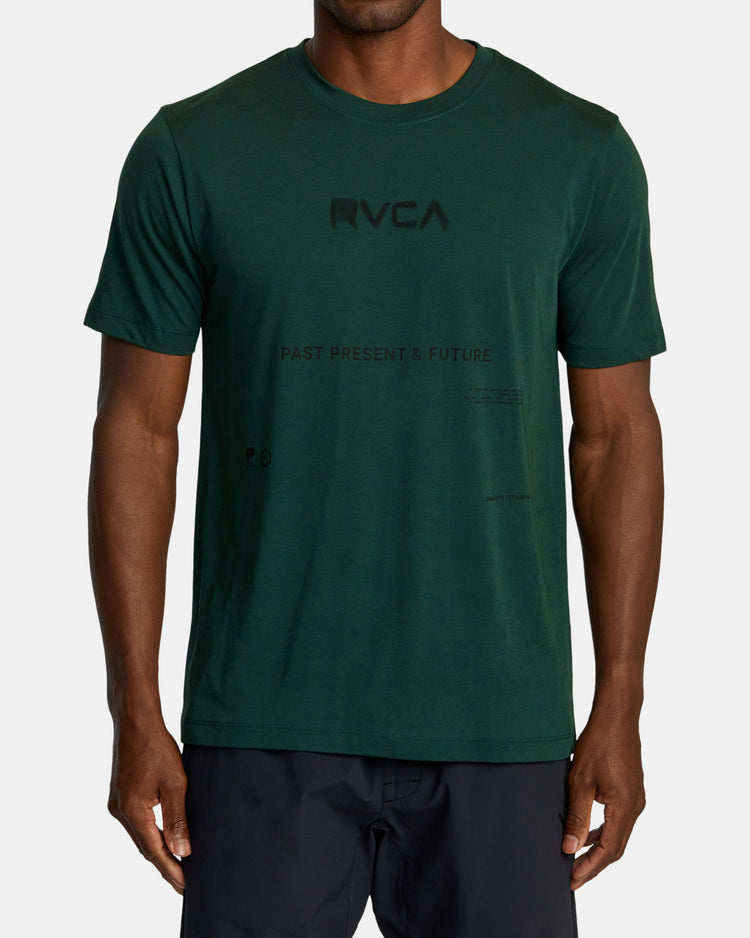 Radial Graph Sport Tech Tee - Forest