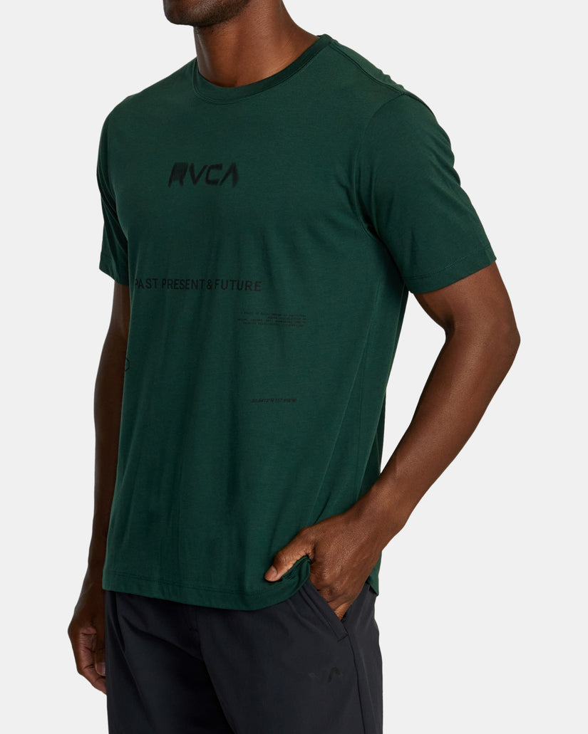 Radial Graph Sport Tech Tee - Forest