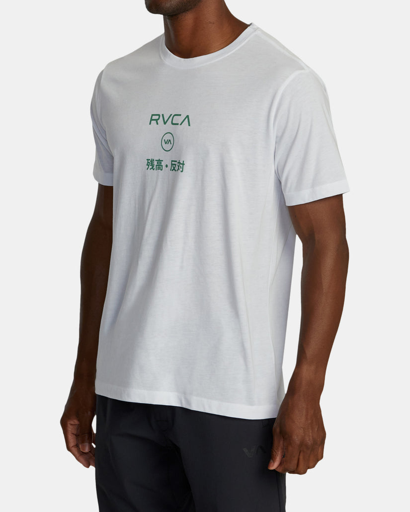 RVCA Credits Sport Tech Tee - White