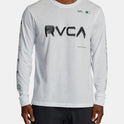 RVCA Radial Sport Tech Long Sleeve Tee - White