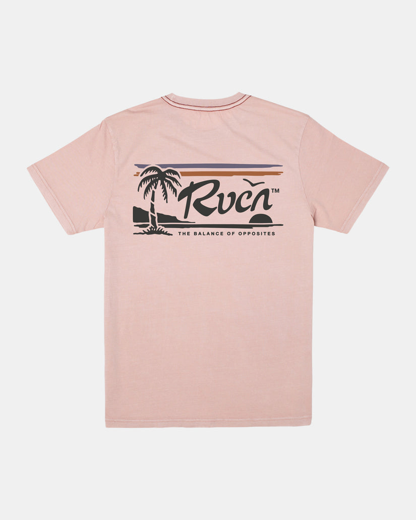 RVCA Vista T-Shirt - Pale Mauve