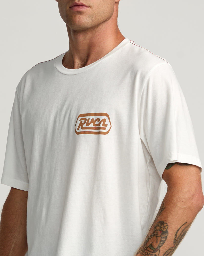 Station Tee - Antique White