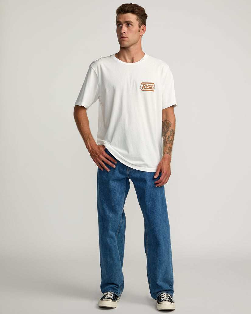 Station Tee - Antique White