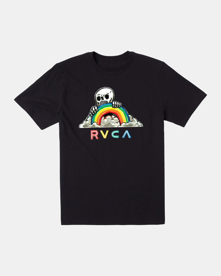 Rainbow Skulls Tee - Black