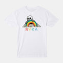 Rainbow Skulls Tee - White