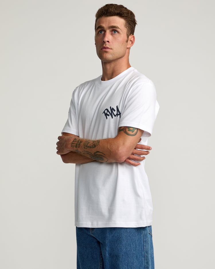 Bedwin x Stash Tee - White