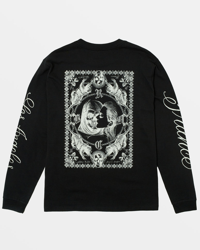 Chefs Kiss Long Sleeve T-shirt - Black