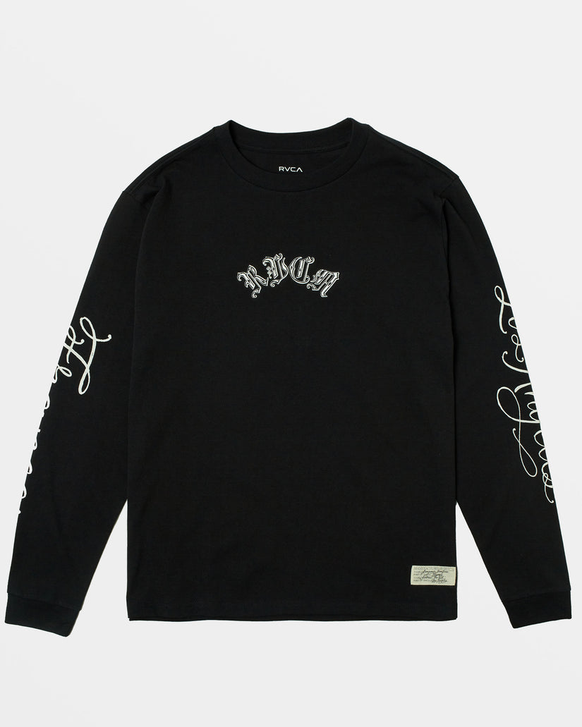 Chefs Kiss Long Sleeve T-shirt - Black