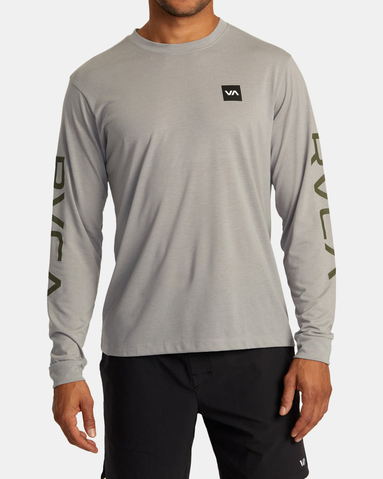 RVCA 2x Long Sleeve Tee - Stone