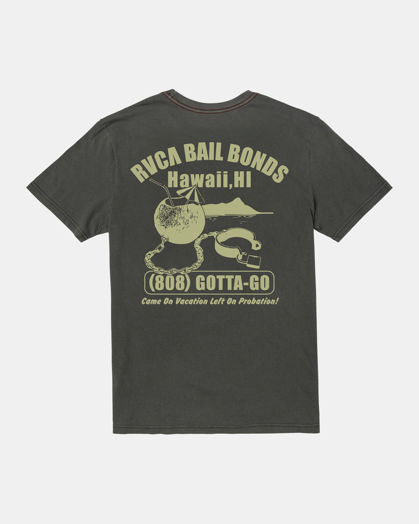 RVCA Bail Bonds Tee - Pirate Black