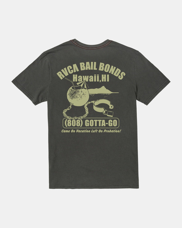 RVCA Bail Bonds Tee - Pirate Black