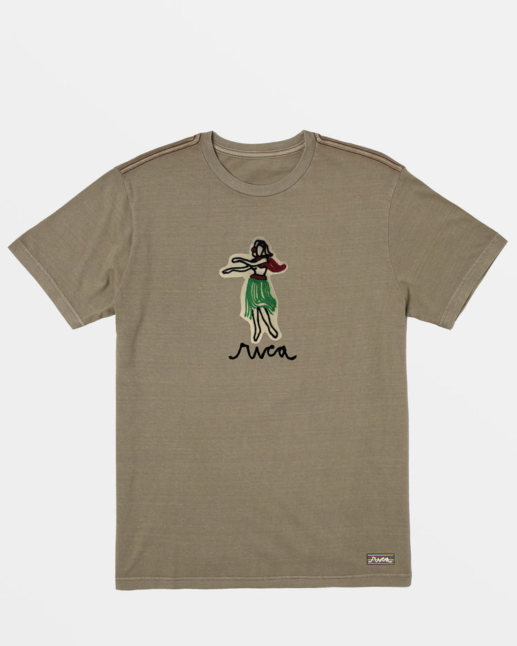 Oblow Hula Tee - Aloe