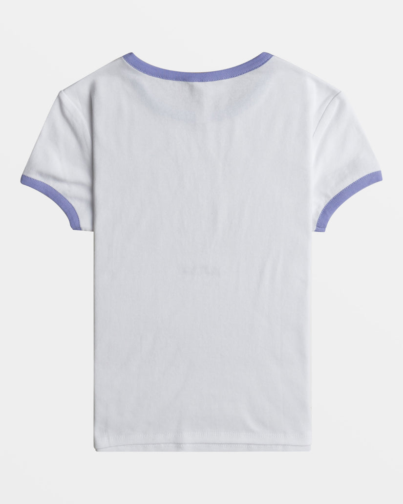 Gabrielle Monceaux Ringer Tee - White