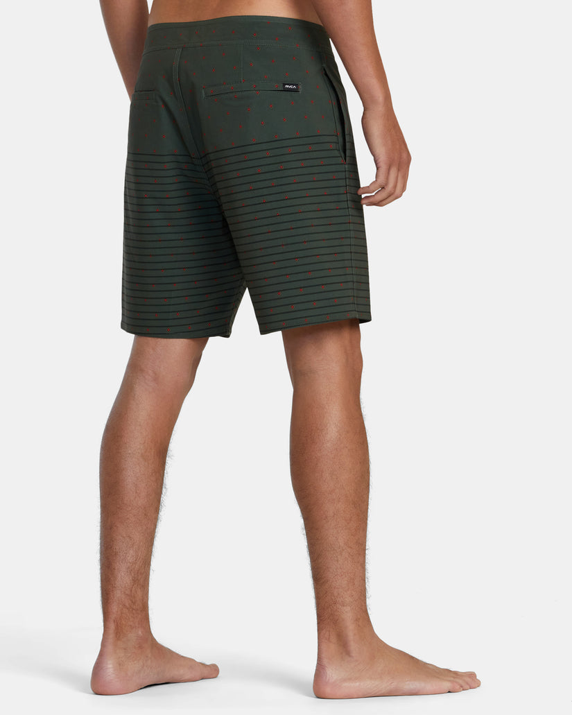 Curren 18" Boardshorts - Olive Dits