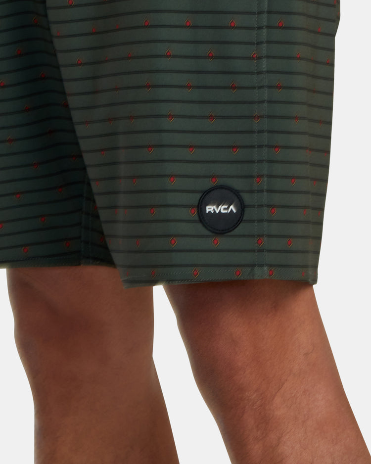 Curren 18" Boardshorts - Olive Dits