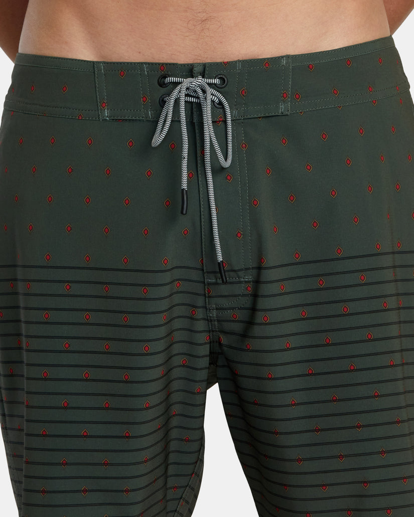 Curren 18" Boardshorts - Olive Dits