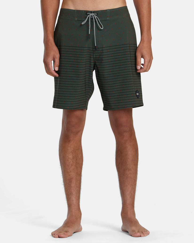 Curren 18" Boardshorts - Olive Dits