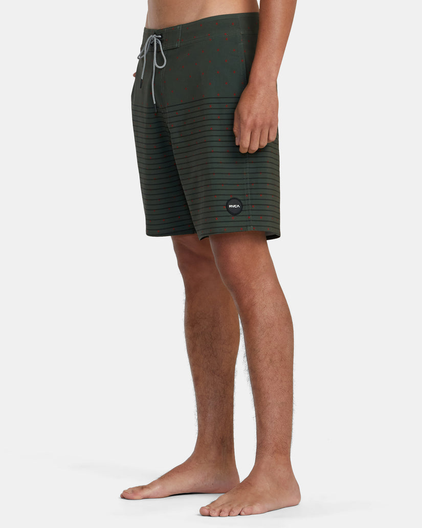 Curren 18" Boardshorts - Olive Dits