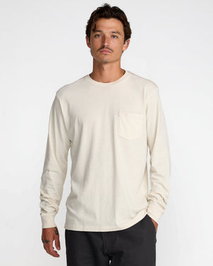 PTC Pigment Long Sleeve Tee- RVCA