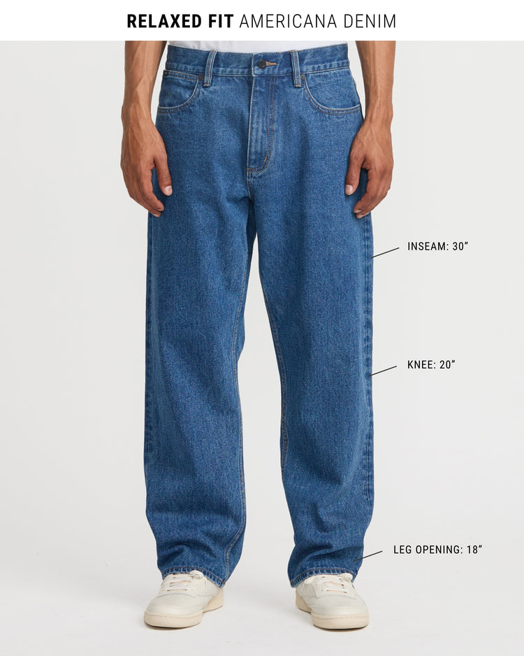 Americana Dayshift Jeans - Blue Collar