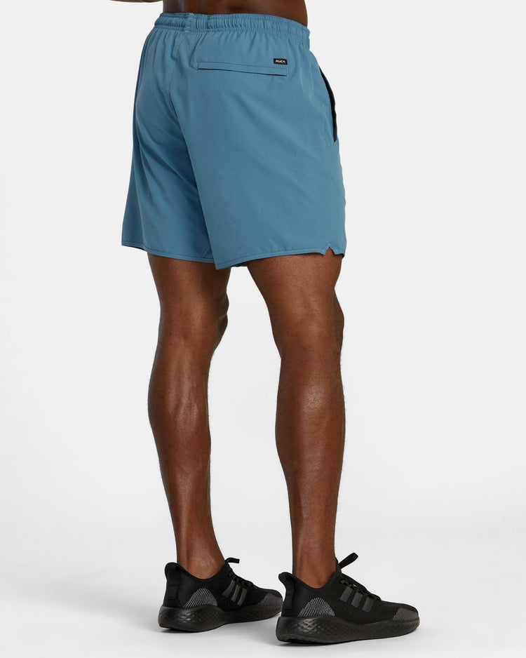 Yogger Stretch 17" Athletic Shorts - Glacier