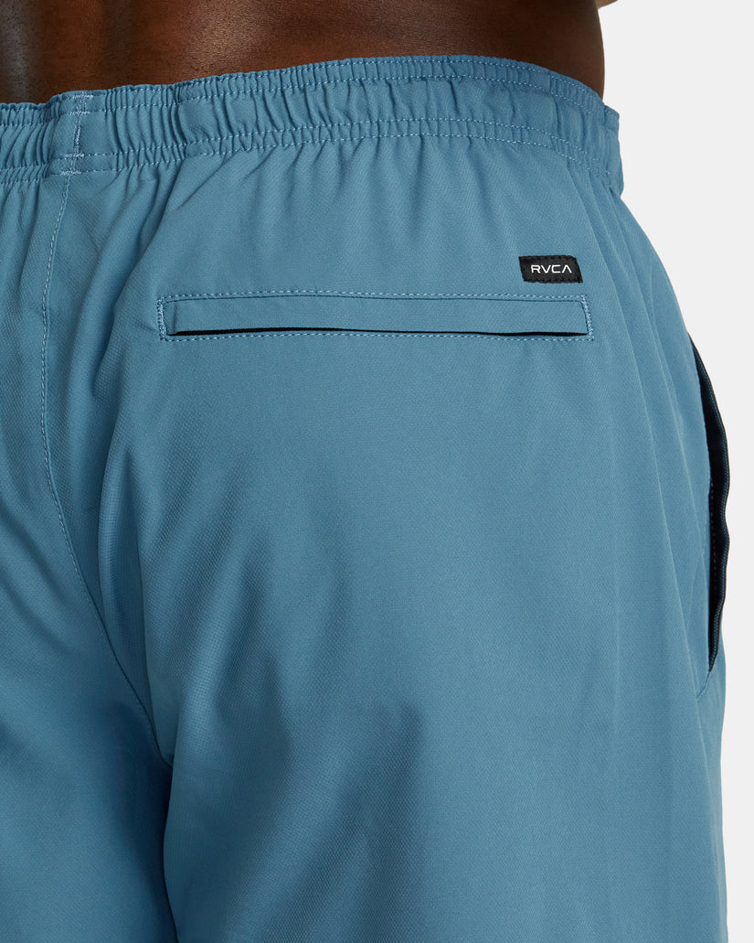 Yogger Stretch 17" Athletic Shorts - Glacier