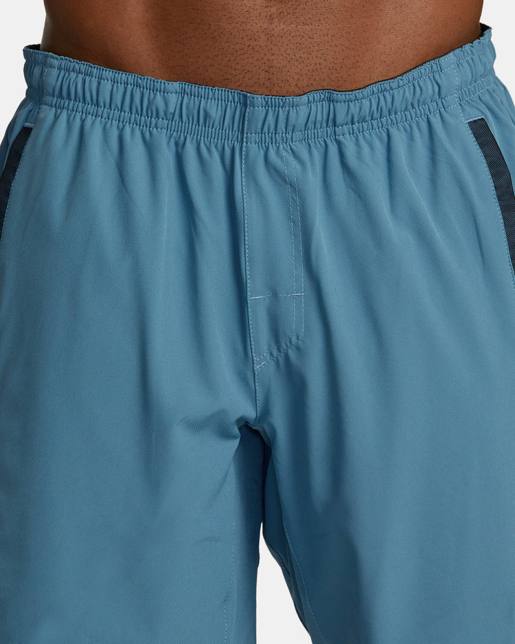 Yogger Stretch 17" Athletic Shorts - Glacier